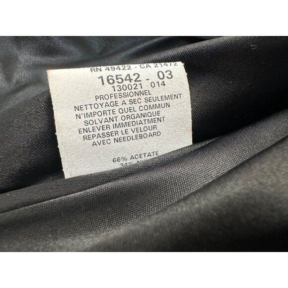 VTG Scott McClintock Black Velvet Strapless Gown Size 8 Whimsigoth Formal Prom - Picture 7 of 8